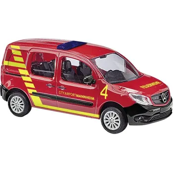 Modelová železnice Busch 50665 H0 model zásahového vozidla Mercedes Benz Citan Kombi Airport Mannheim