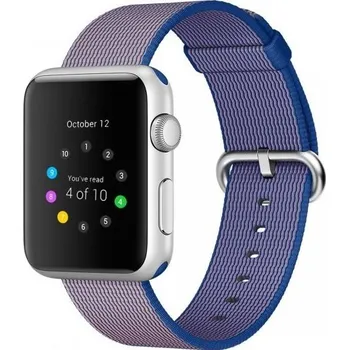 Řemínek na hodinky Tkaný nylonový řemínek pro Apple Watch 42mm / 41mm / 40mm / 38mm - královsky modrý