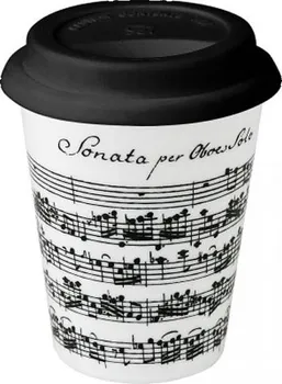 MugShop Coffee to go 380 ml Vivaldi Libretto bílý