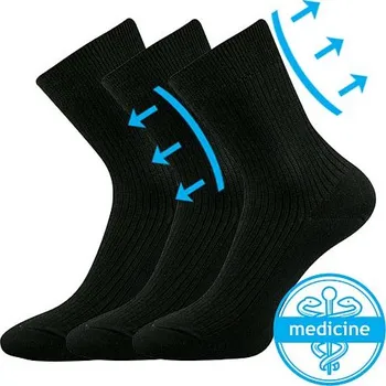 VIKTOR pánské společenské jednobarevné ponožky Boma (Boma ponožky VIKTOR)