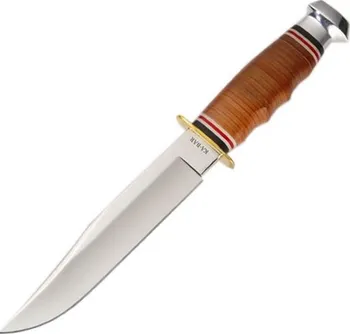 lovecký nůž KA-BAR Hunter velký + kožené pouzdro
