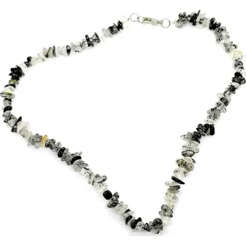 Náhrdelník Náhrdelník sekaný 45cm zap. KŘIŠŤÁL S TURMALÍNEM SKHS_KT
