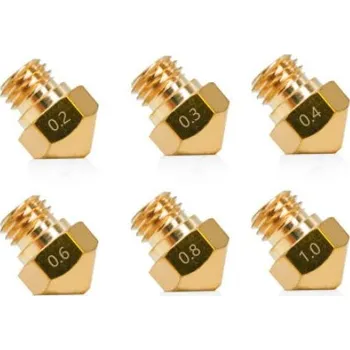 Příslušenství k 3D tiskárně MK10 Tryska mosazná 0,40