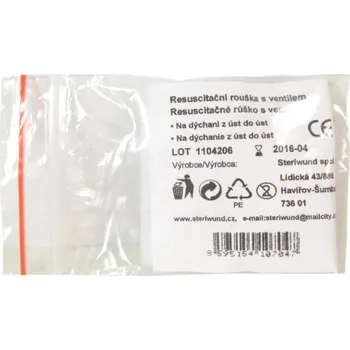 Steriwund Resuscitační rouška s ventilem 1 ks