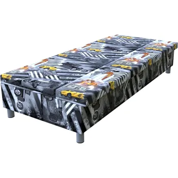 Postel Válenda USA 200 × 80 cm molitanová na nohách