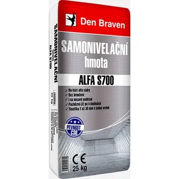 Stavební pojivo Den Braven Alfa S700 samonivelační hmota 25 kg