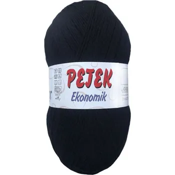Příze Příze Petek Ekonomik 500g, 960 černá Lanoso