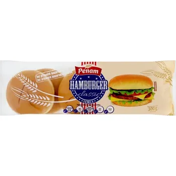 Trvanlivě pečivo Recenze Penam Hamburger Classic žemle 6 x 50 g