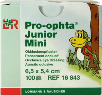 Náplast Lohmann & Rauscher Pro-Ophta Junior Mini 6,5 x 5,4 cm 100 ks