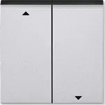 Kryt žaluziového spínače ABB Levit M 3559H-A00662 70 titanová/kouřová černá