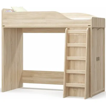 Postel Casarredo Valencia Poschoďová se skříní 204 x 182 x 97 cm dub sonoma