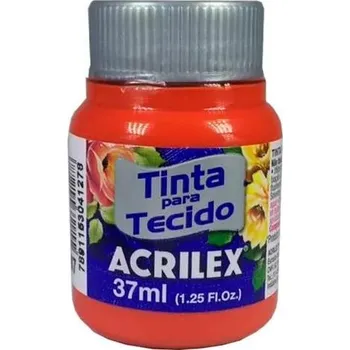 Výtvarná barva Acrilex Barva na textil 37ml - ohnivá červená 507