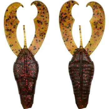 Umělá nástraha GAMAKATSU-SPRO Gumová Nástraha Spro Insta Claw 80mm Pumpkin Fire (5ks)