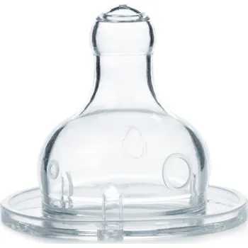 Savička Suavinex Savička 3poziční silikon/čirá 0 m+ 2 ks