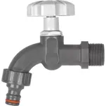 WhiteLine zahradní kohout 3/4" s přípojkou na rychlospojku