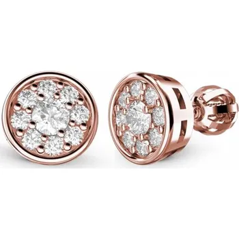 Náušnice Elegantní briliantové náušnice Heidy Materiál šperku: Růžové zlato