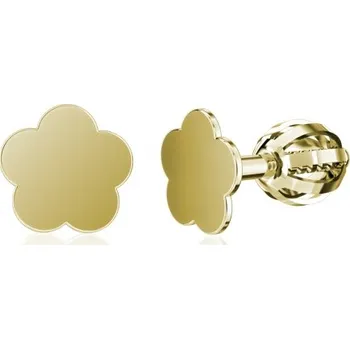 Náušnice Minimalistické zlaté náušnice IDOL Bloom Materiál šperku: Žluté zlato