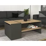 Praktický konferenční stolek IZMIR sapphire/antracit s úložným prostorem 110x60x45 cm