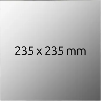 Příslušenství k 3D tiskárně Tisková podložka 235x235 mm - zrcadlo Ostrá hrana