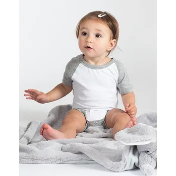 Kojenecký body Dětské body LW502 (Essential Short Sleeved Baseball Bodysuit )