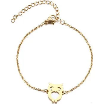 Náramek Blingstar Dámský náramek Sova - nerez ocel