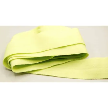 Lemovací pruženka - světle zelená matná - šířka 2 cm