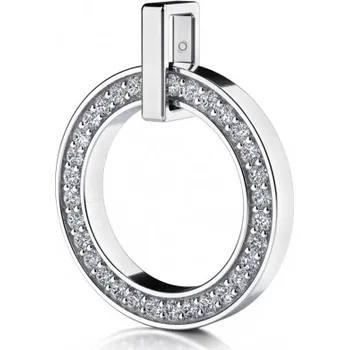 Přívěsek Minimalistický zlatý přívěsek Zoe se zirkony Materiál šperku: Bílé zlato