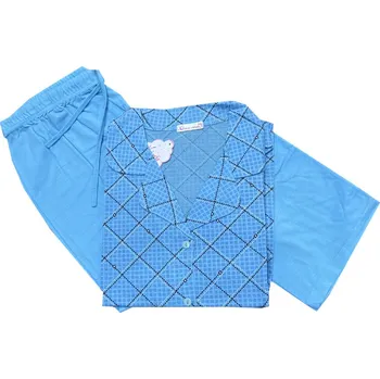 Dámské pyžamo C-Lemon Dámský pyžamový kabátek Volerie Dream Barva: Tyrkysová, Velikost: XL