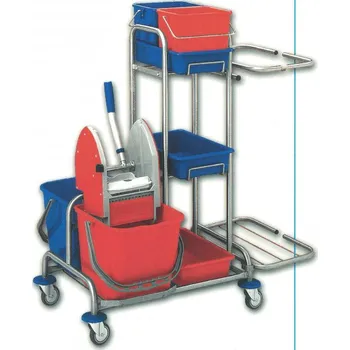 Úklidový vozík EASTMOP KOMBI JOOKY II E úklidový vozík - 2 kbelíky, držák pytle