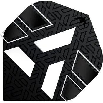 Příslušenství pro šipky Mission Letky Hazard - Black & White F3830