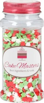 Jedlá dekorace na dort Cake Masters Hvězdičky vánoční mix 80 g