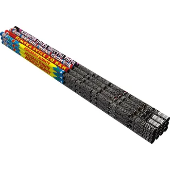 Zábavní pyrotechnika Mix římských svící R7020, 20 ran, 12 kusů, délka 70 cm.