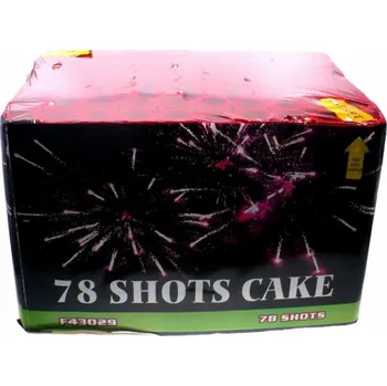 Zábavní pyrotechnika 78 Shots Cake 20/30/37mm Multikalibr