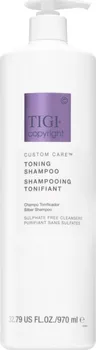 Šampon TIGI Copyright Custom Care Toning šampon pro blond a melírované vlasy 970 ml