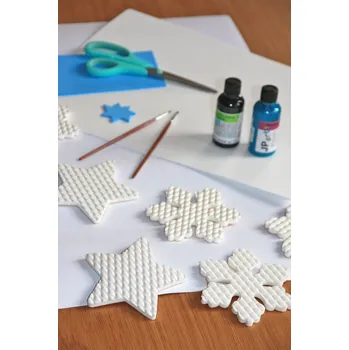 VYLEN Velký balíček vloček a hvězdiček - 100 ks