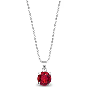 Náhrdelník Náhrdelník červený se Swarovski Elements Ronda NP1088SS39SC Scarlet