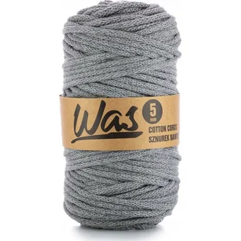 Nit Bavlněná šňůra 5mm, 100m, tmavě šedá 050