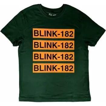 Pánské oblečení Merch Blink-182: Blink-182 Unisex T-shirt: Logo Repeat (x-large) XL