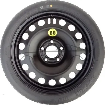 Plechové kolo Sada - Dojezdové kolo OPEL AMPERA R17 5x115x70,3 + gola klíč + hever + obal na hever