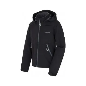 Chlapecká bunda Husky Salex K black 134; Černá bunda + DÁREK DLE VÝBERU!
