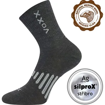 Dámské oblečení Ponožky VoXX Powrix tmavě šedé Velikost: 35-38 (23-25)