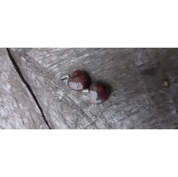 Materiál na výrobu šperku přívěsek jaspis červený srdíčko