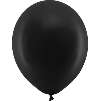 Balónek Balónek pastelový 30cm, černá