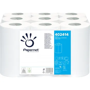 Papírový ručník PAPERNET - Bílý ručník v roli CENTREFEED SPECIAL MINI, 2 vrstvý, 50 m - 402414