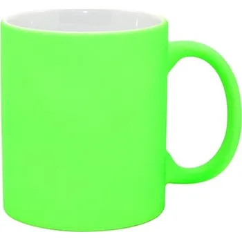 U vlčice.cz Hrnek fluorescenční 330 ml Barva: Zelená