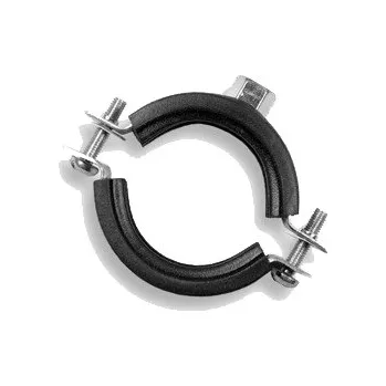 Objímka dvoušroubová M8, 17–19 3/8“, A4 s gumovou vložkou / balení 1 ks