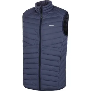 Pánská vesta Pánská péřová vesta Husky DRESLES M dk.blue - Modrá, XXL