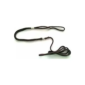 Vodítko pro psa Vodítko DINOFASHION předváděcí šňůra 130cm/5mm - hnědá