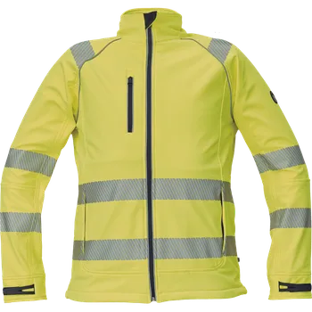 Pánská softshellová bunda SHELDON HV softshell bunda žlutá - v. S