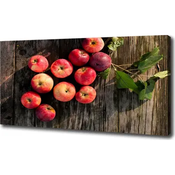 Obraz Foto obraz na plátně Jablka na stole